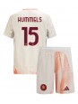 AS Roma Mats Hummels #15 Vieraspaita Lasten 2024-25 Lyhythihainen (+ shortsit)